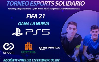 ¡Participa en el Torneo Solidario de eSports FIFA 21 de Capitol!